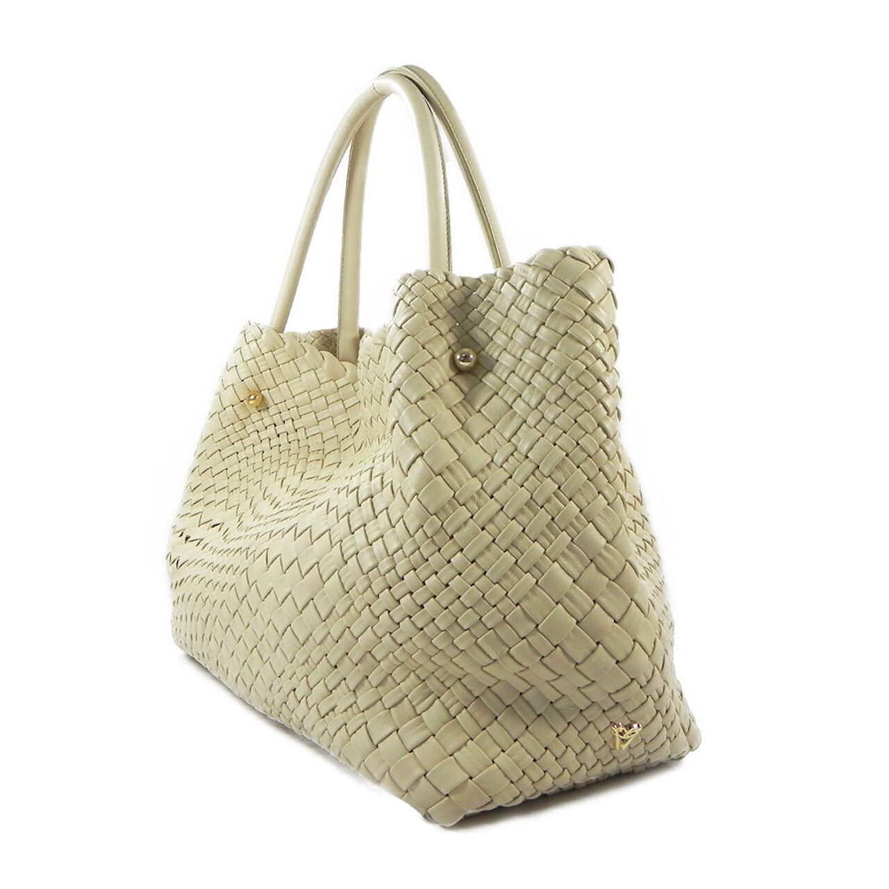Riu Synthetic leather tote bag ベージュ Rhia tote with zipper - LIMITED STOCK – ellyla